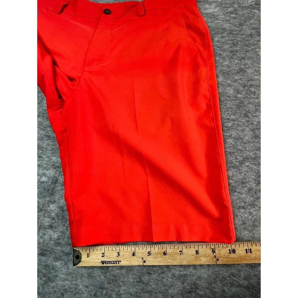 ADIDAS Mens 32‎ Golf Shorts Orange Red 10
